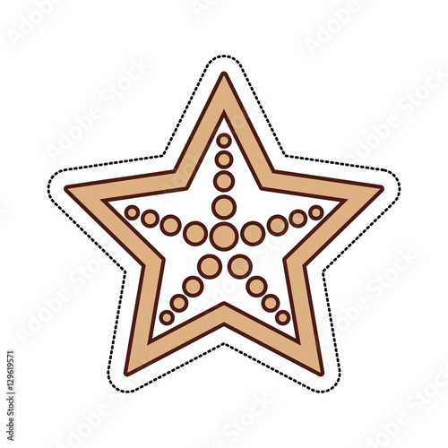 starfish beach isolated icon vector illustration design