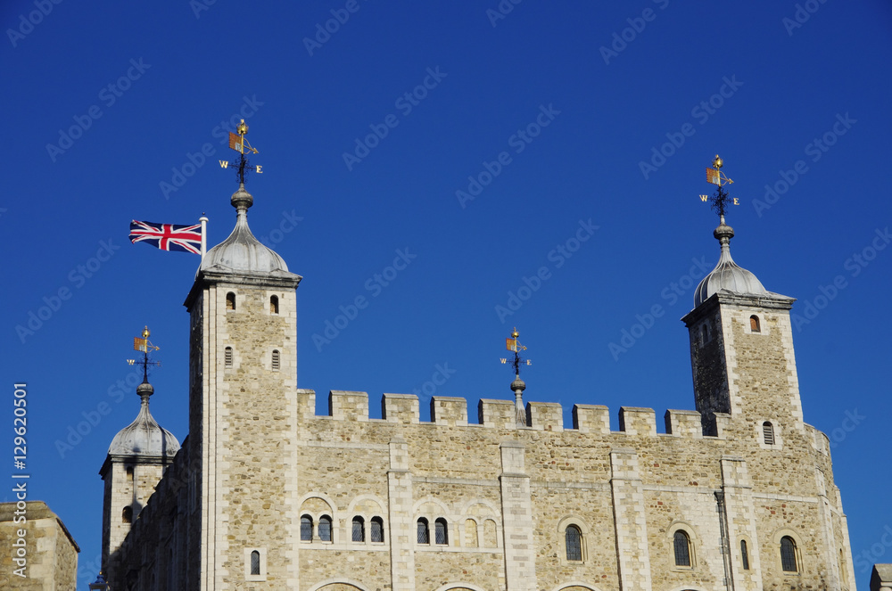 The medieval fortress of the Tower of London