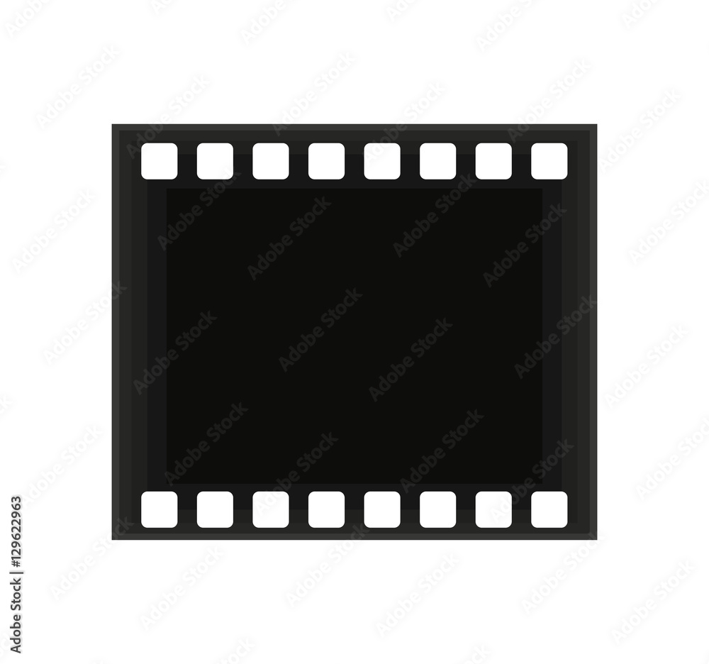 tape photographic roll isolated icon vector illustration design
