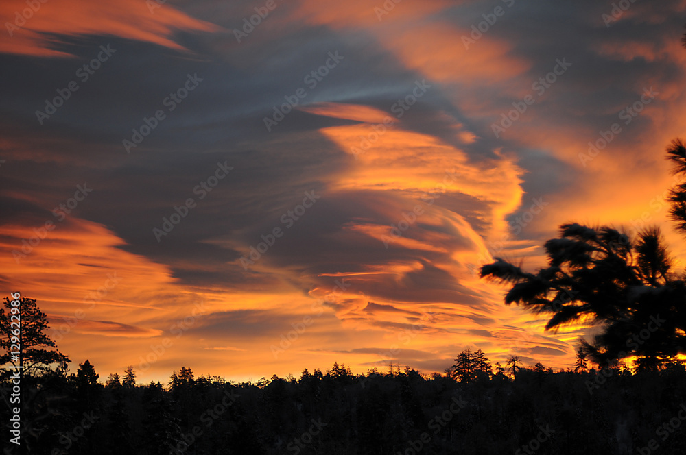 Fototapeta premium Sunrise Mountains