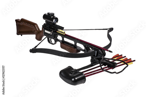 Crossbow iisolated on a white background
