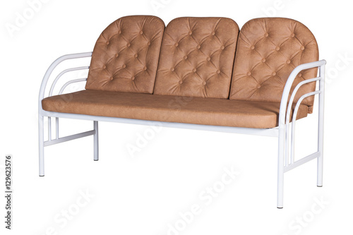 medical bench isolated on the white background 