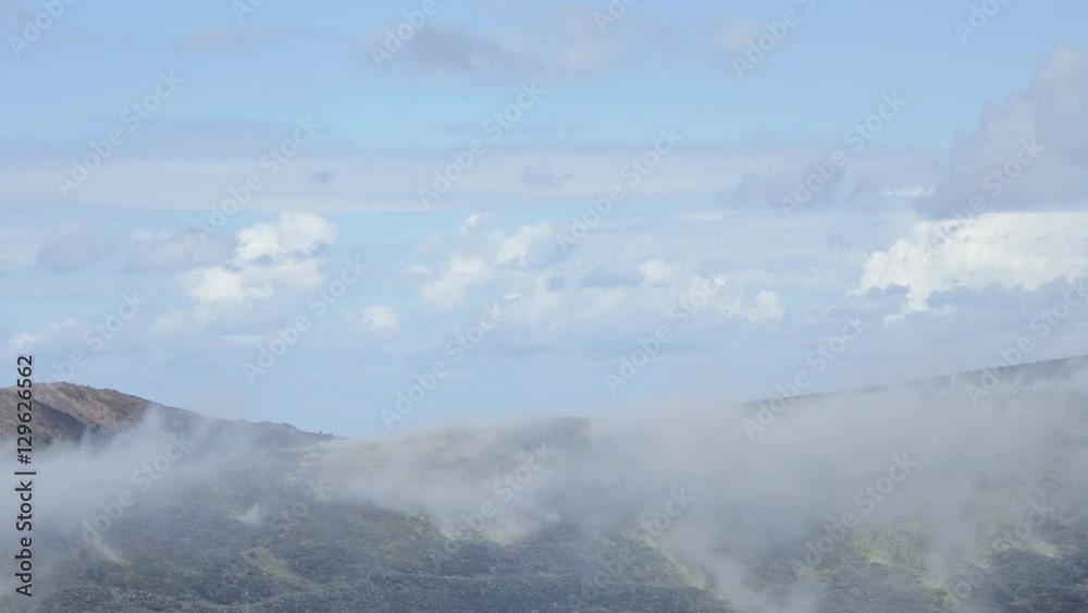 Vulcano, Eolie island in Sicily, Italy: Volcano Crater, steam, geology, rocks Vulcano, Eolie island in Sicily, Italy: Volcano Crater, steam, geology, rocks