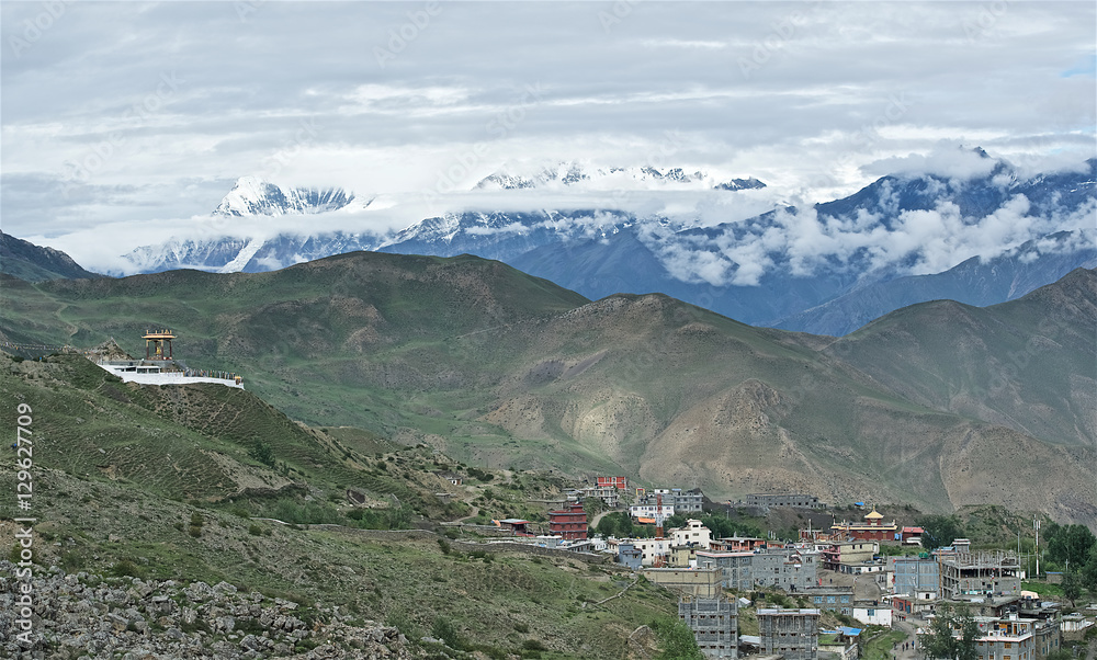 The villages below the Himalayas / 喜馬拉雅山下的村莊