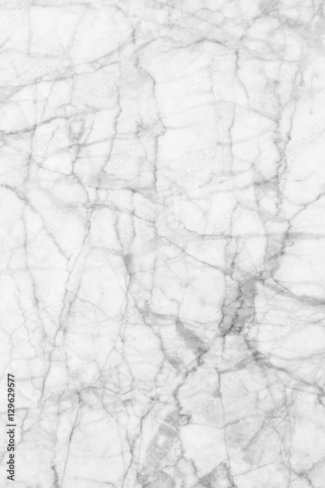 Obraz premium White marble patterned texture background natural marble for design.