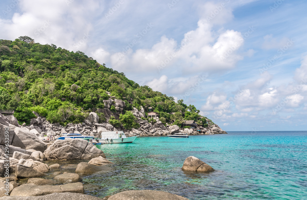 Seascape of Koh Tao Island, Surat Thani, Thailand Seascape of Koh Tao Island, Surat Thani, Thailand