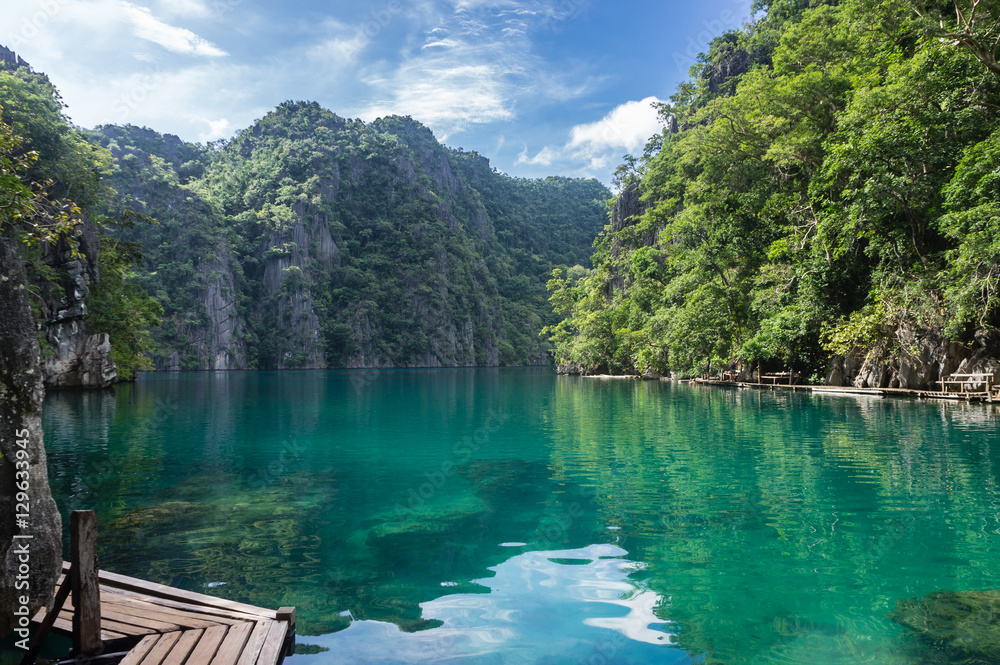 Kayangan lake, Coron island, Philippines