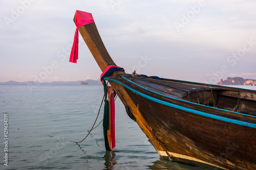 Fotografie Prow of old wooden   boat