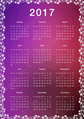 Calendar 2017 v2