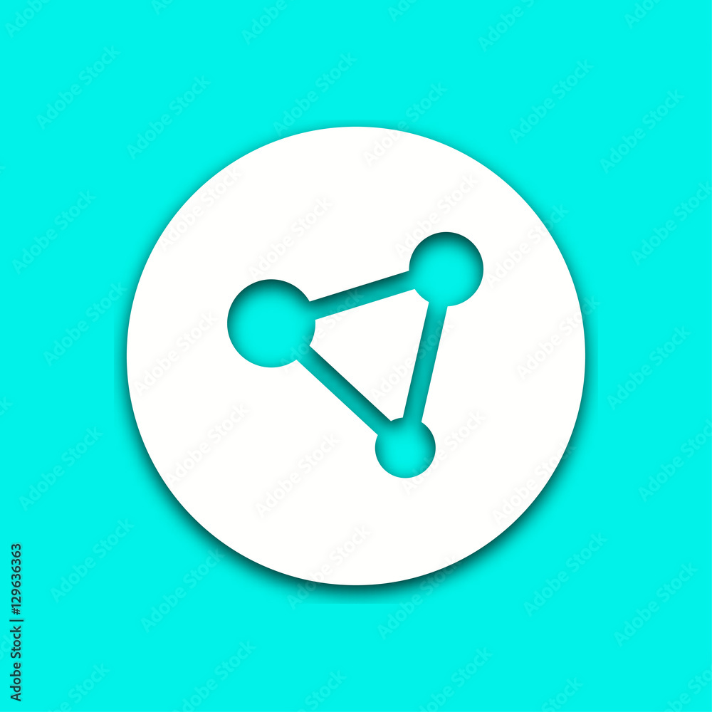 Network - vector icon. Network - vector icon.