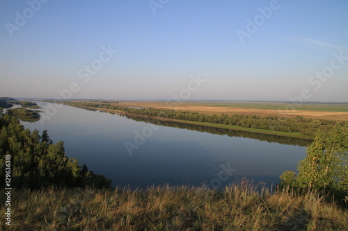 View of the river in Siberia