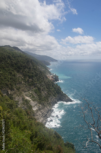 Sea view of romantic Vernazza