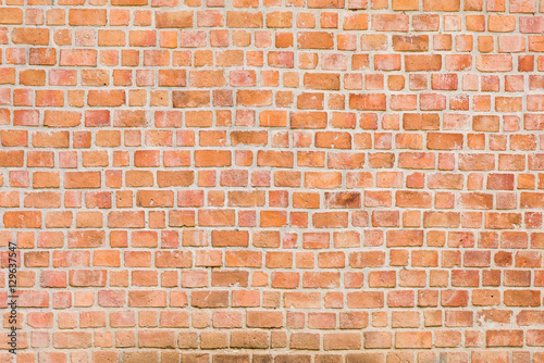 background and texture of decorative red brick wall pattern