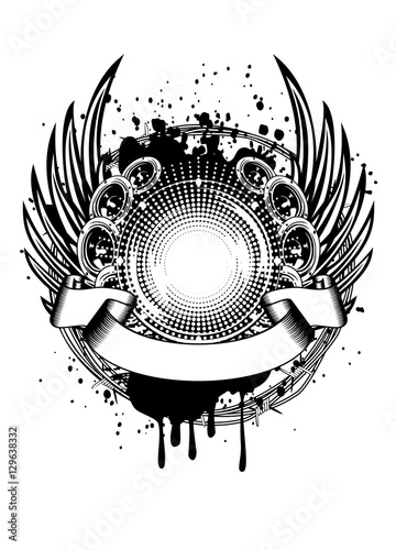 loudspeakers and wings