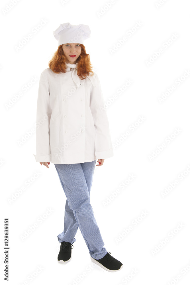 Female baker chef