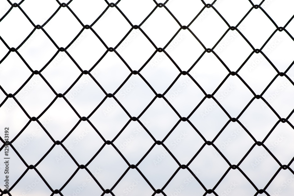 metal fences with white backgroud metal fences with white backgroud