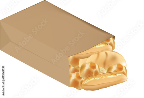 sacchetto con del pane 