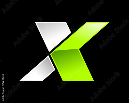 Initial X Modern Wordmark