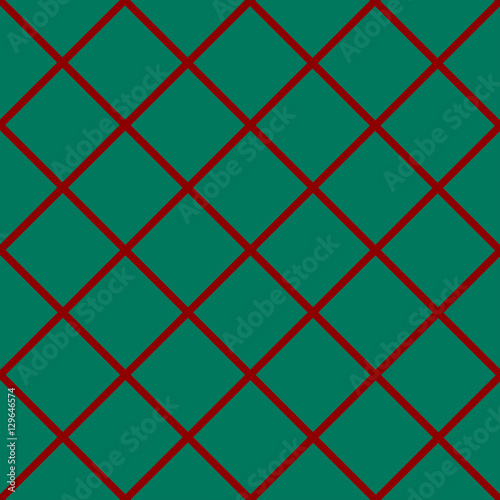 Red Grid Green Christmas Ch...