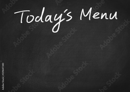 Fotografie, Obraz today's menu