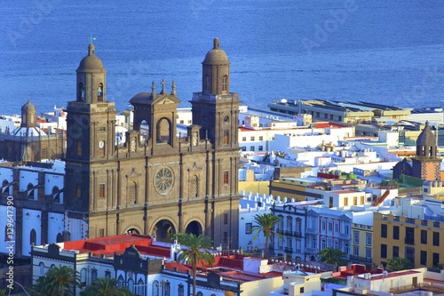 Santa Ana Cathedral, Vegueta Old Town, Las Palmas de Gran Canaria, Gran Canaria, Canary Islands, Spain, Atlantic Ocean photo