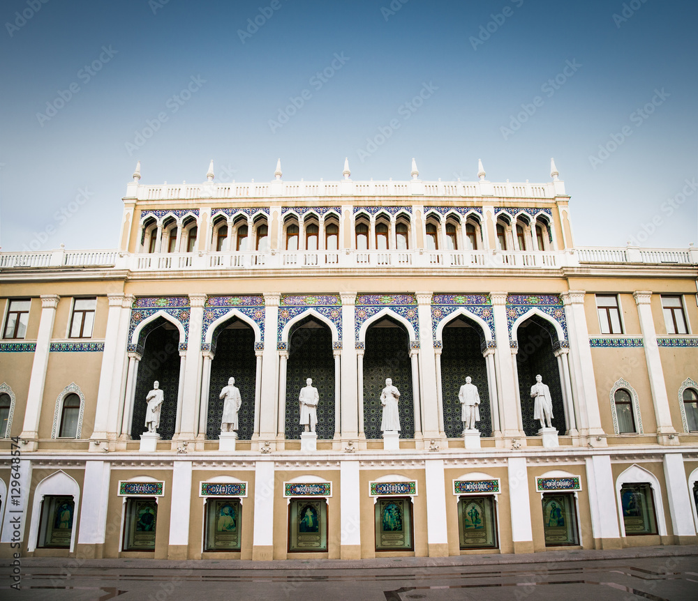  Nizami Museum of Azerbaijani Literature in Baku. Azebaijan.