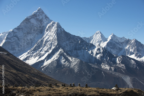 Ama Dablam, 6812m, in the Khumbu (Everest) Region, Nepal, Himalayas photo