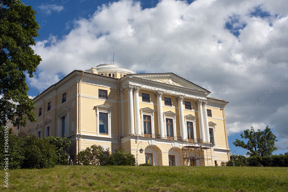 Pavlovsk Palace, 18 century, Russian Imperial residence in Pavlovsk near Saint Petersburg, Russia