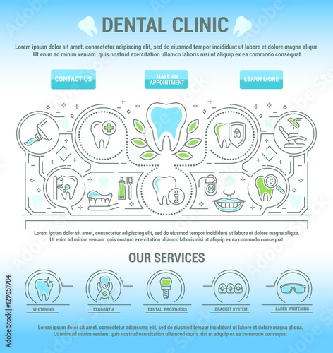 Vector flat graphic icon, line, contour, thin design. Dental, dentist. Element, emblem, symbol. Disease, care, symptoms, diagnostics, dental treatment. Prosthetics, teeth whitening, removal. Web site.