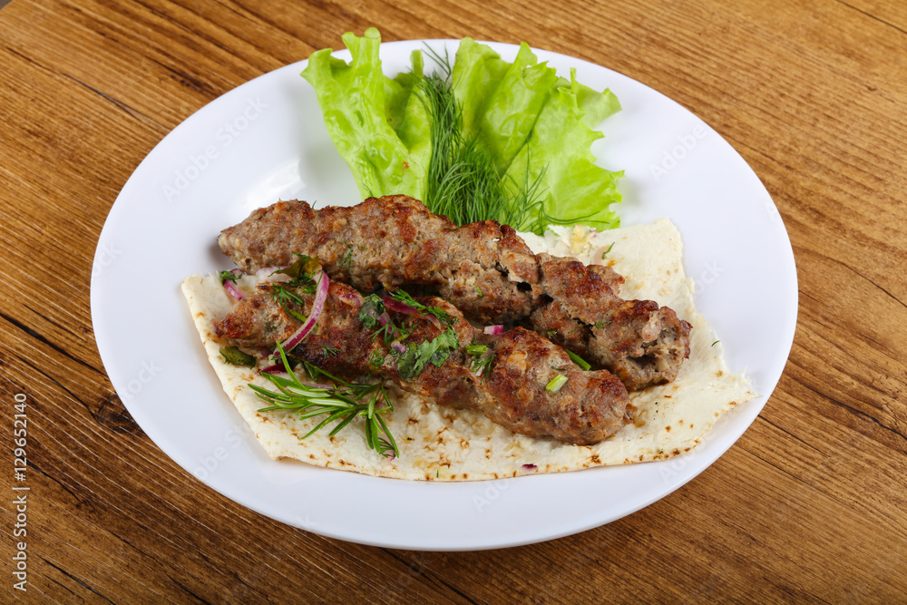 Lamb kebab