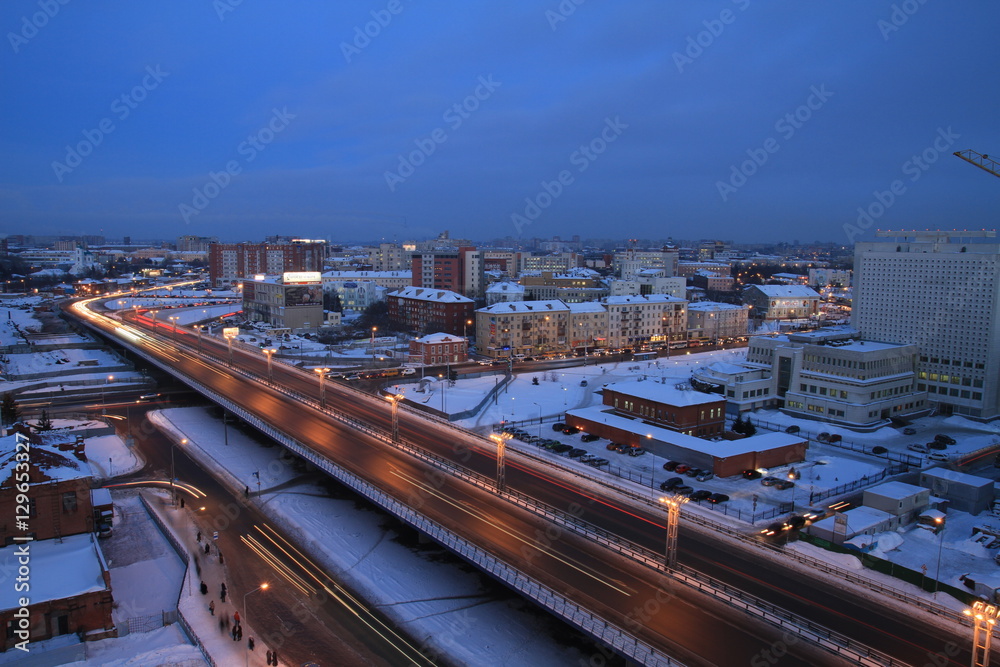 Winter Omsk City