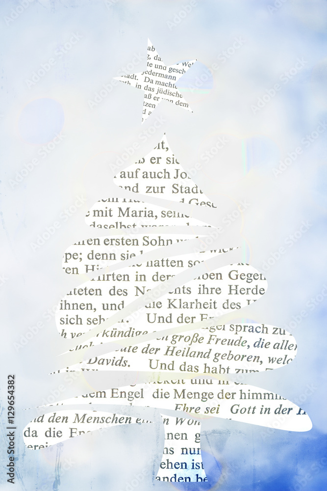 Fototapeta premium Frohe Weihnachten