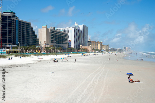 The beach at Daytona Beach, Florida photo