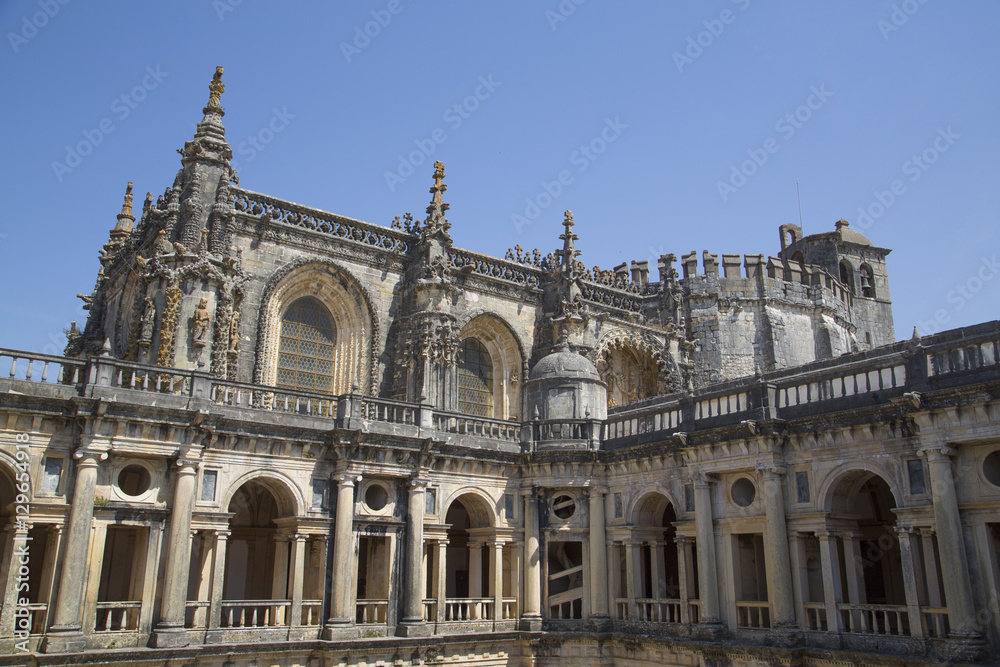 View from King Joao III Cloister, Convent of Christ (Convento de Cristo), Tomar, Santarem District, Portugal View from King Joao III Cloister, Convent of Christ (Convento de Cristo), Tomar, Santarem District, Portugal