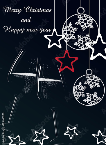 Beautiful Christmas illustration