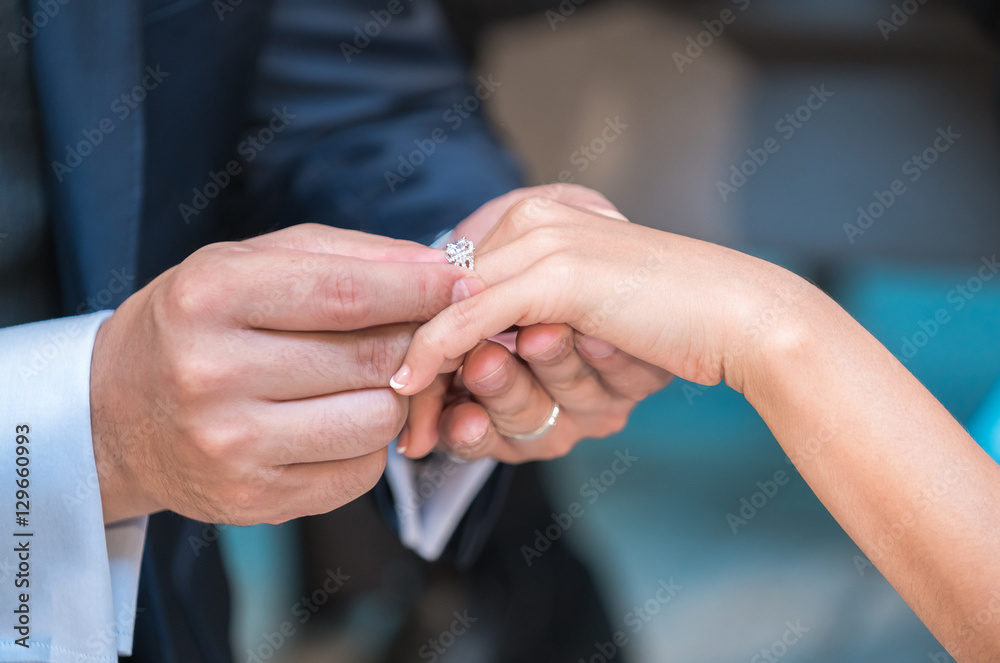 Wedding rings. Selective focus.
Wedding rings. Selective focus.