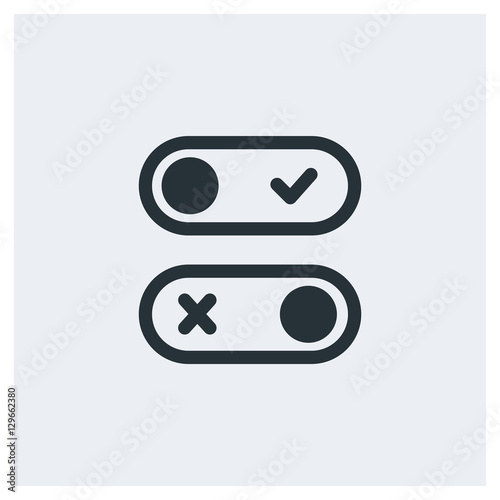 On off vector icon