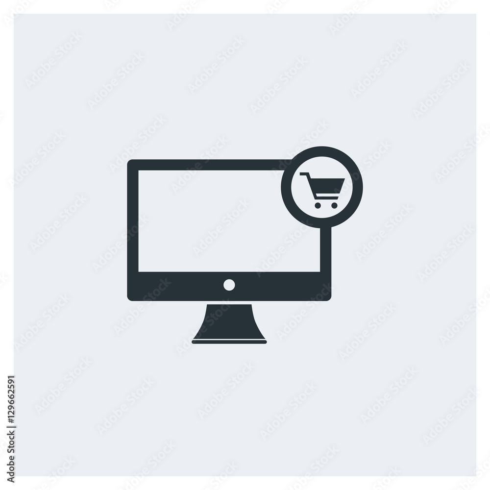 Online shopping icon Online shopping icon