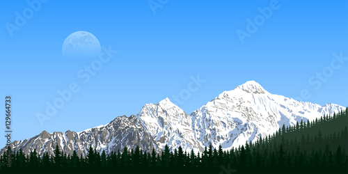 mountain peak landscape