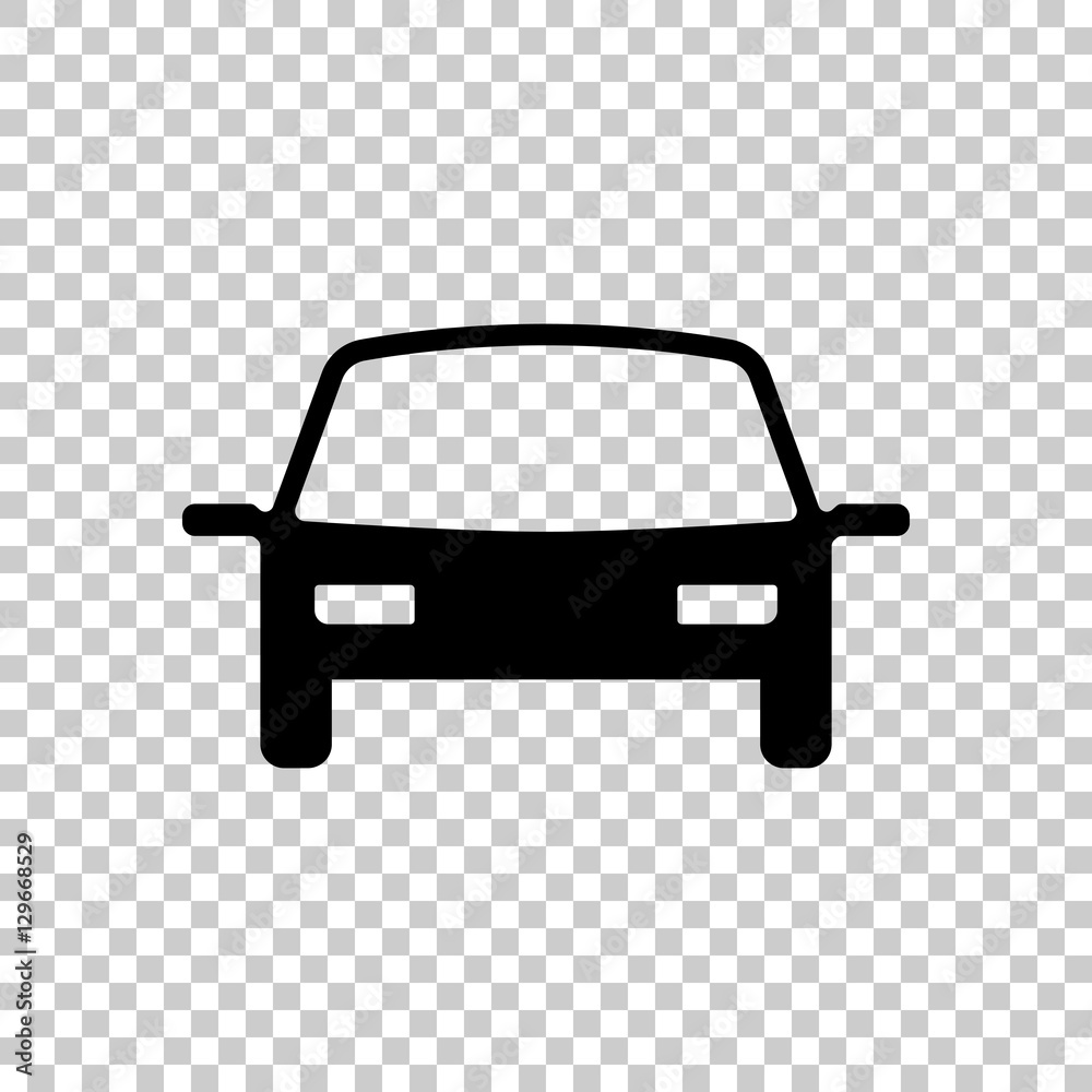 car icon. Black icon on transparent background. car icon. Black icon on transparent background.
