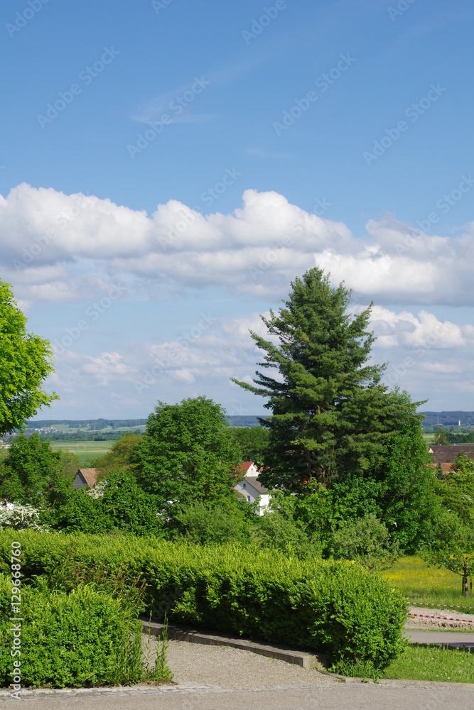 Obraz premium Sicht vom Kloster Bonlanden