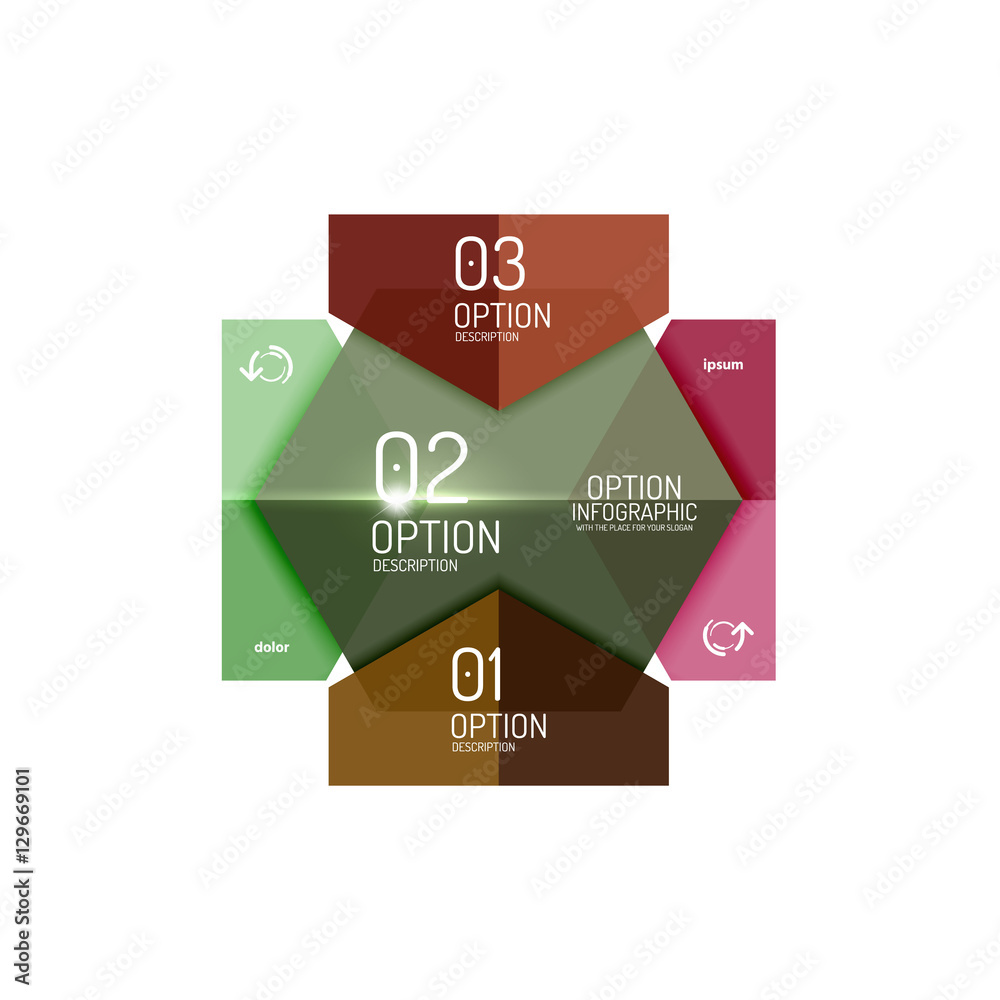Hexagone infographic diagram templates Hexagone infographic diagram templates