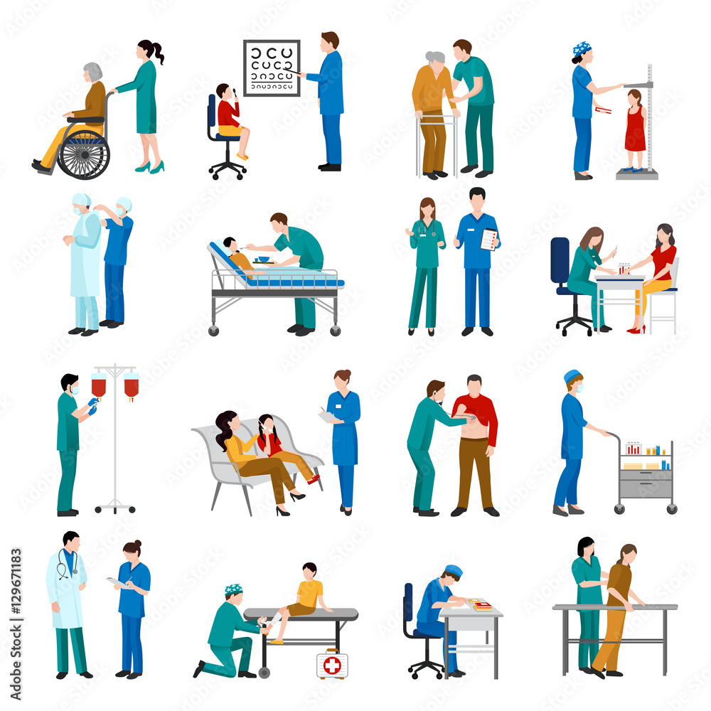 Nurse Icons Set