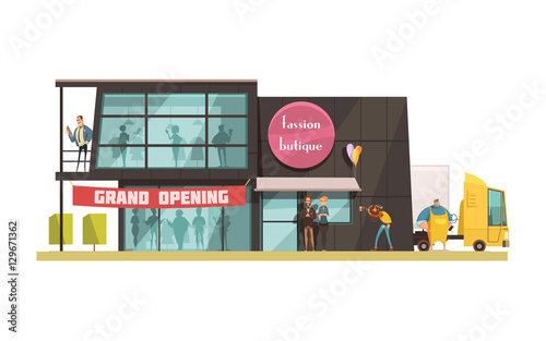 Fashion Boutique Illustration