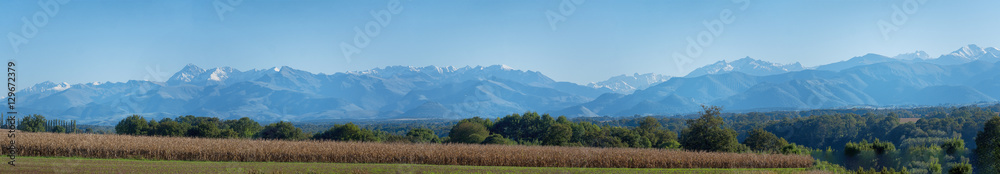 Panorama of mountains Pyrenees Panorama of mountains Pyrenees