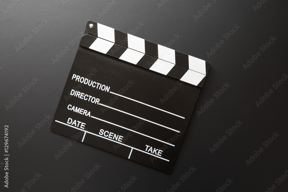 Obraz premium Classic movie clapperboard.