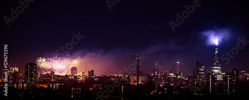 Photography Beautiful fireworks above London