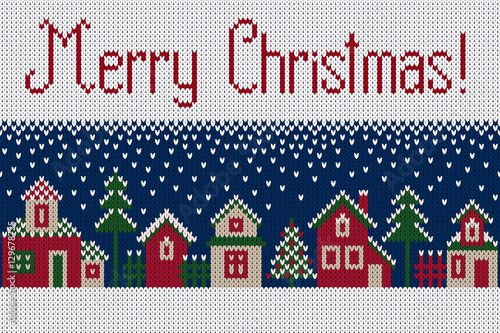seamless christmas border