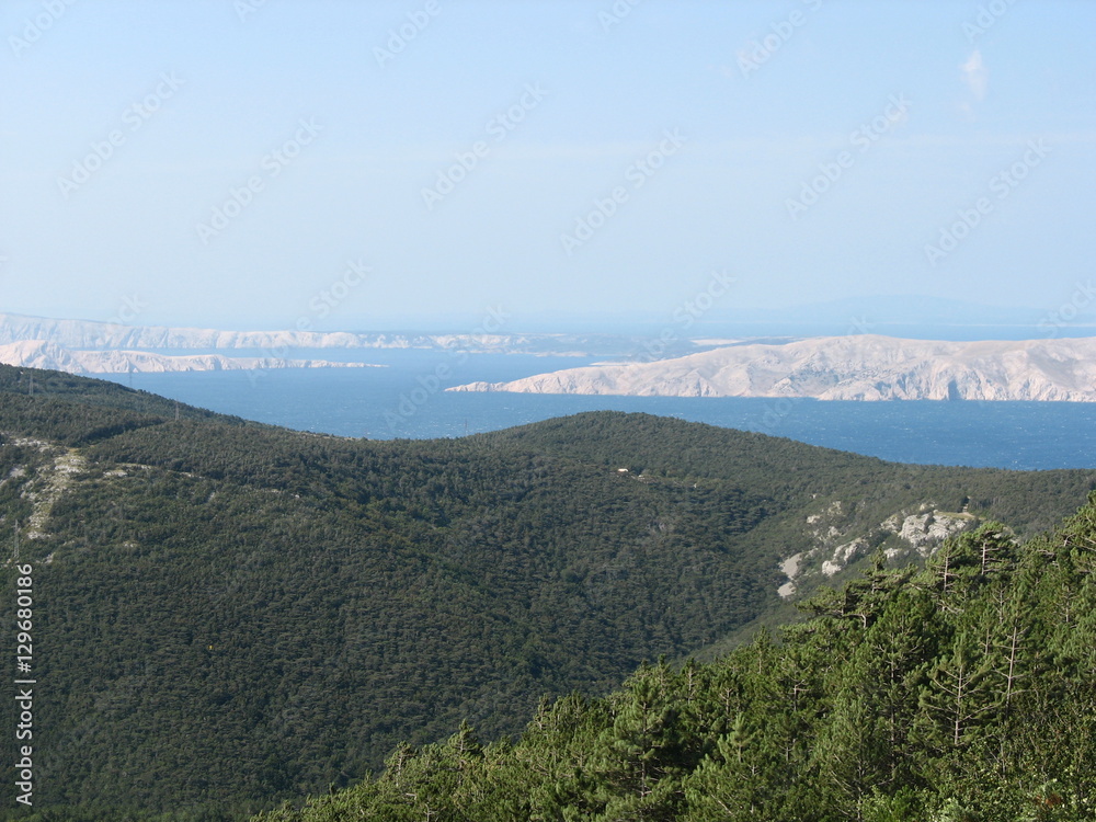 Lnadscape of  Istrian peninsula