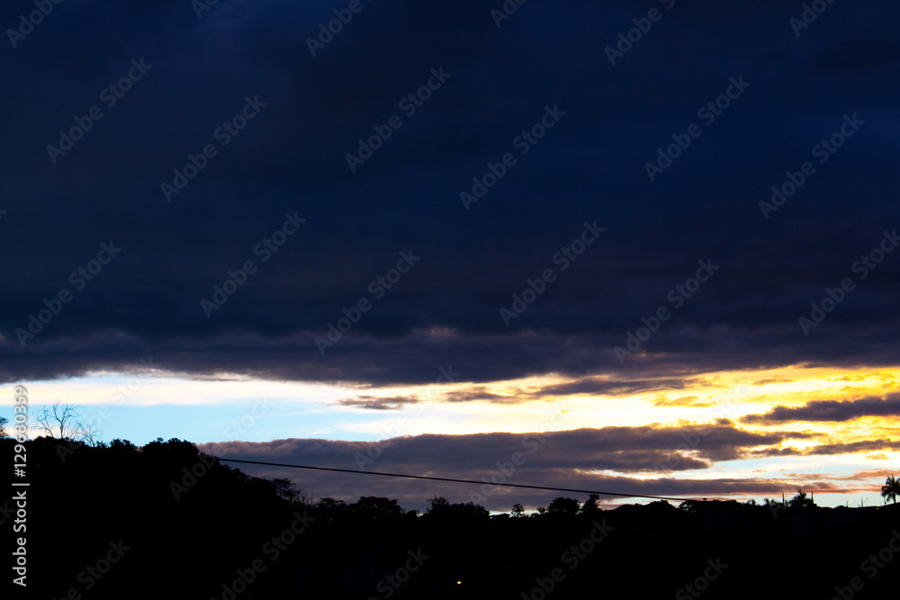Por do Sol após a tempestade Por do Sol após a tempestade